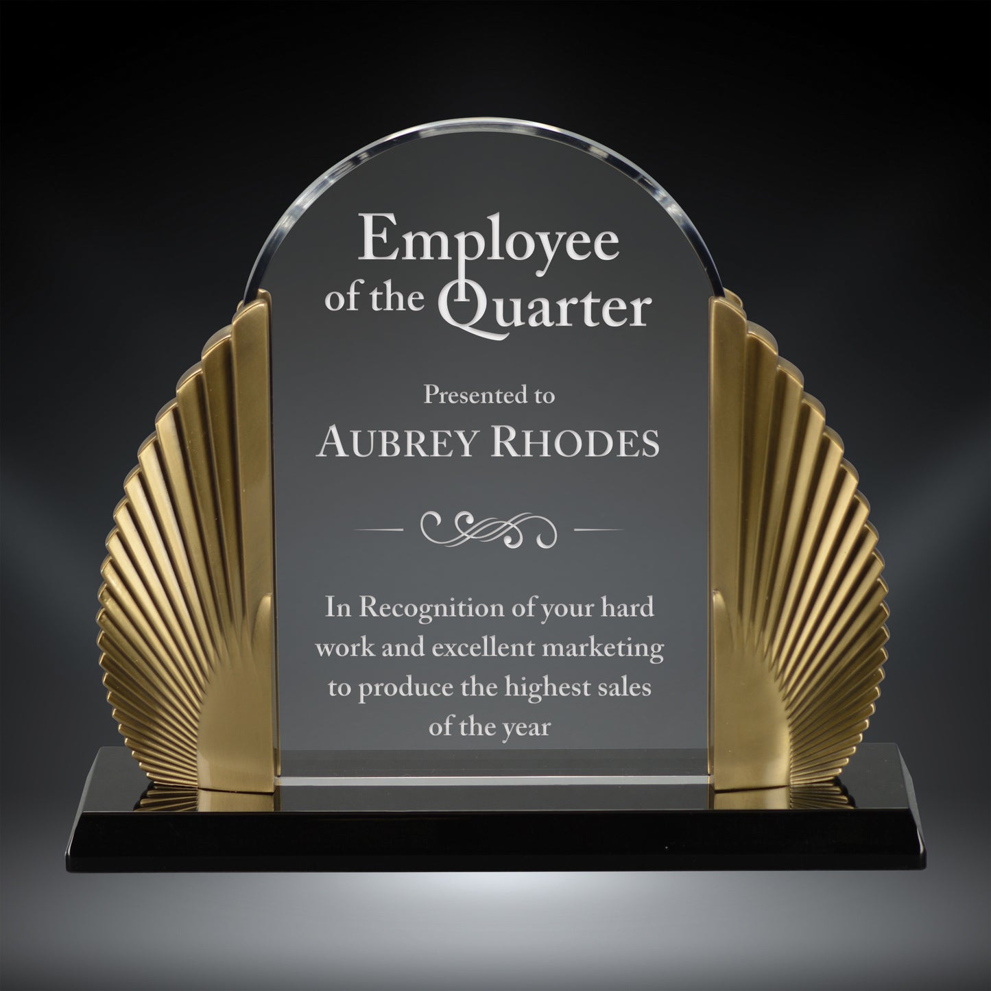 Acrylic Phoenix Arch Gold