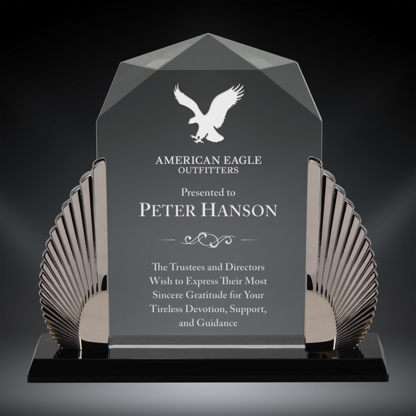 Acrylic Phoenix Diamond Silver