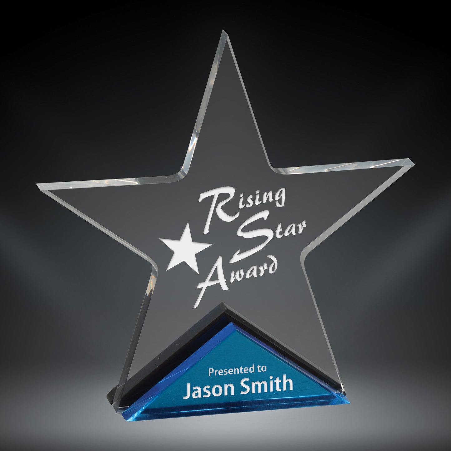 Blue Acrylic Spectra Star