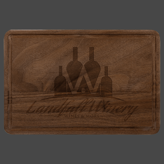 Walnut Cutting Board w/ Drip Ring