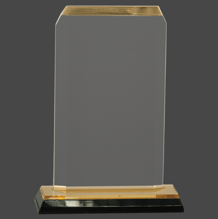 Gold Acrylic Plaque Tower