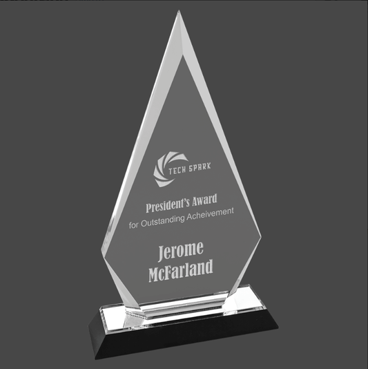 Silver Acrylic Arrow