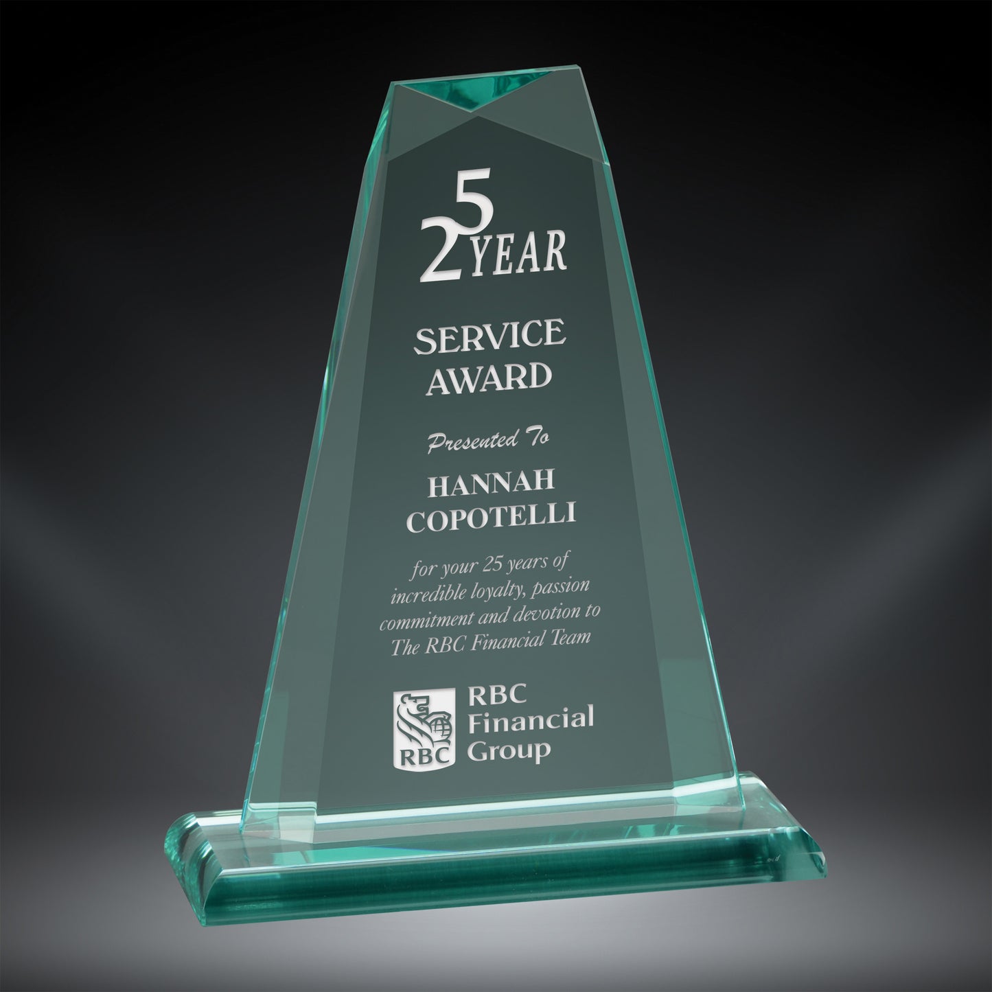 Jade Acrylic Pinnacle