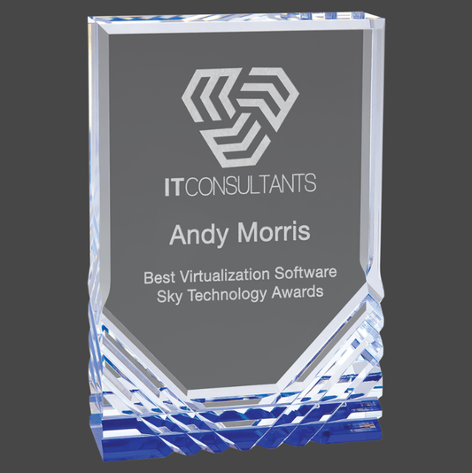 Blue Acrylic Jewel Mirage