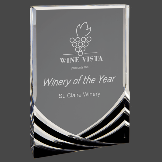 Black Soaring Acrylic Rectangle