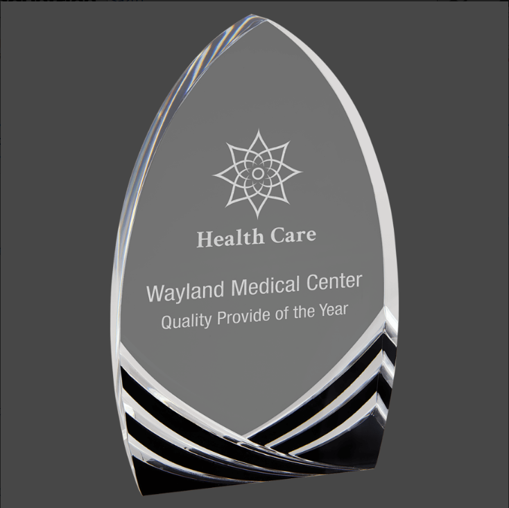 Black Soaring Acrylic Arch