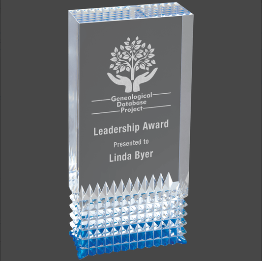 Blue Acrylic Tribute